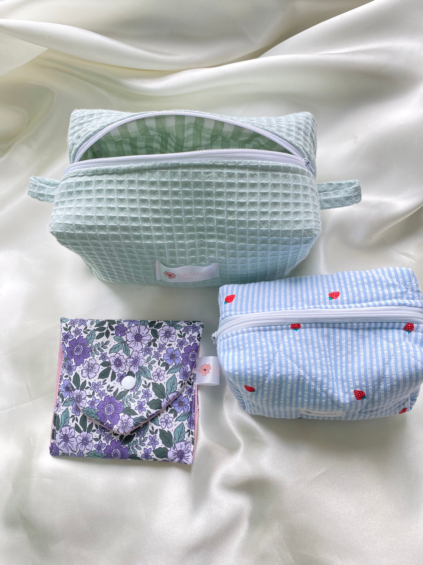 Pochette de rangement hygiénique / trousse de toilette