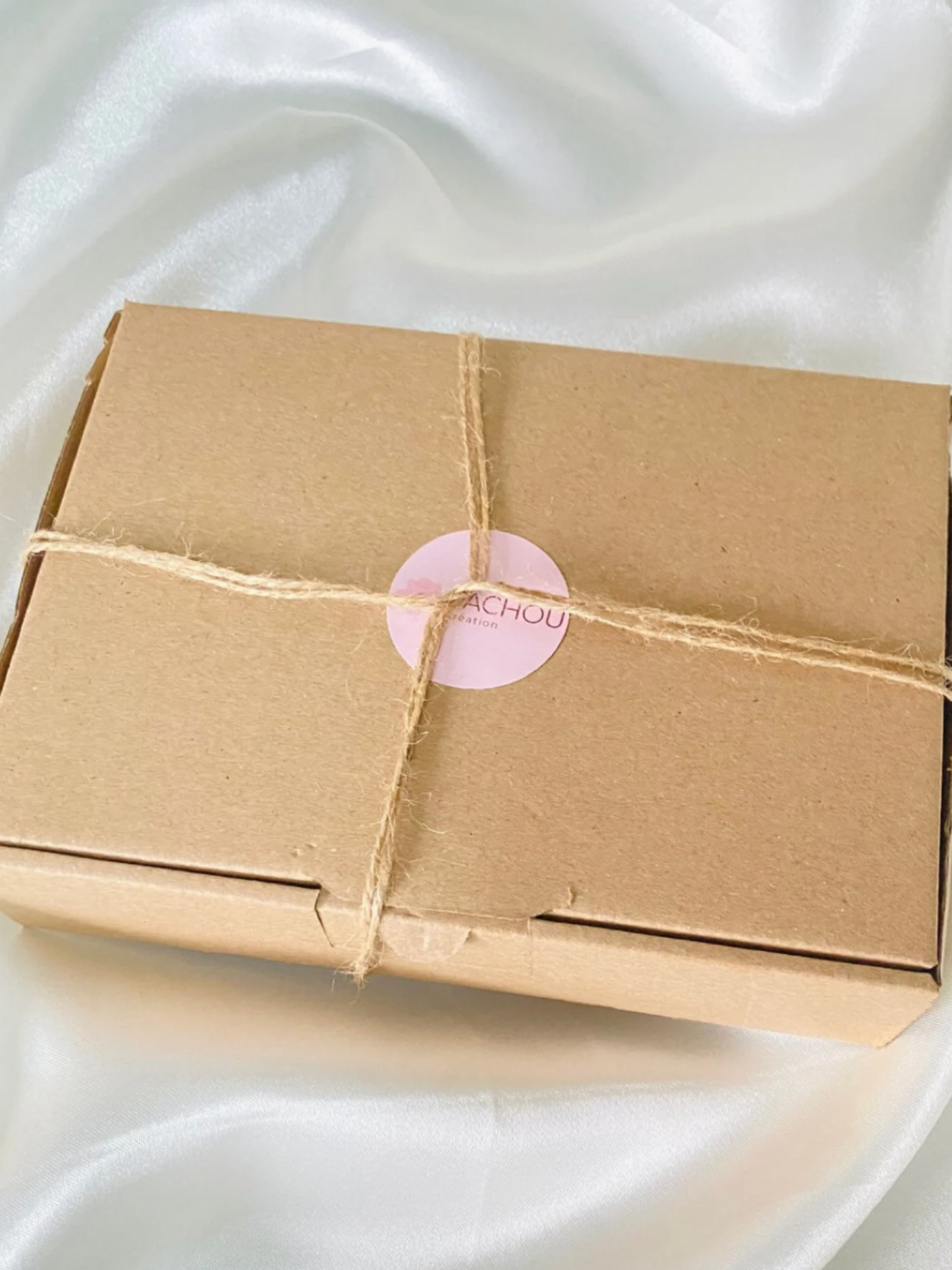 Coffret de chouchou en soie de mûrier naturel 19 Momme