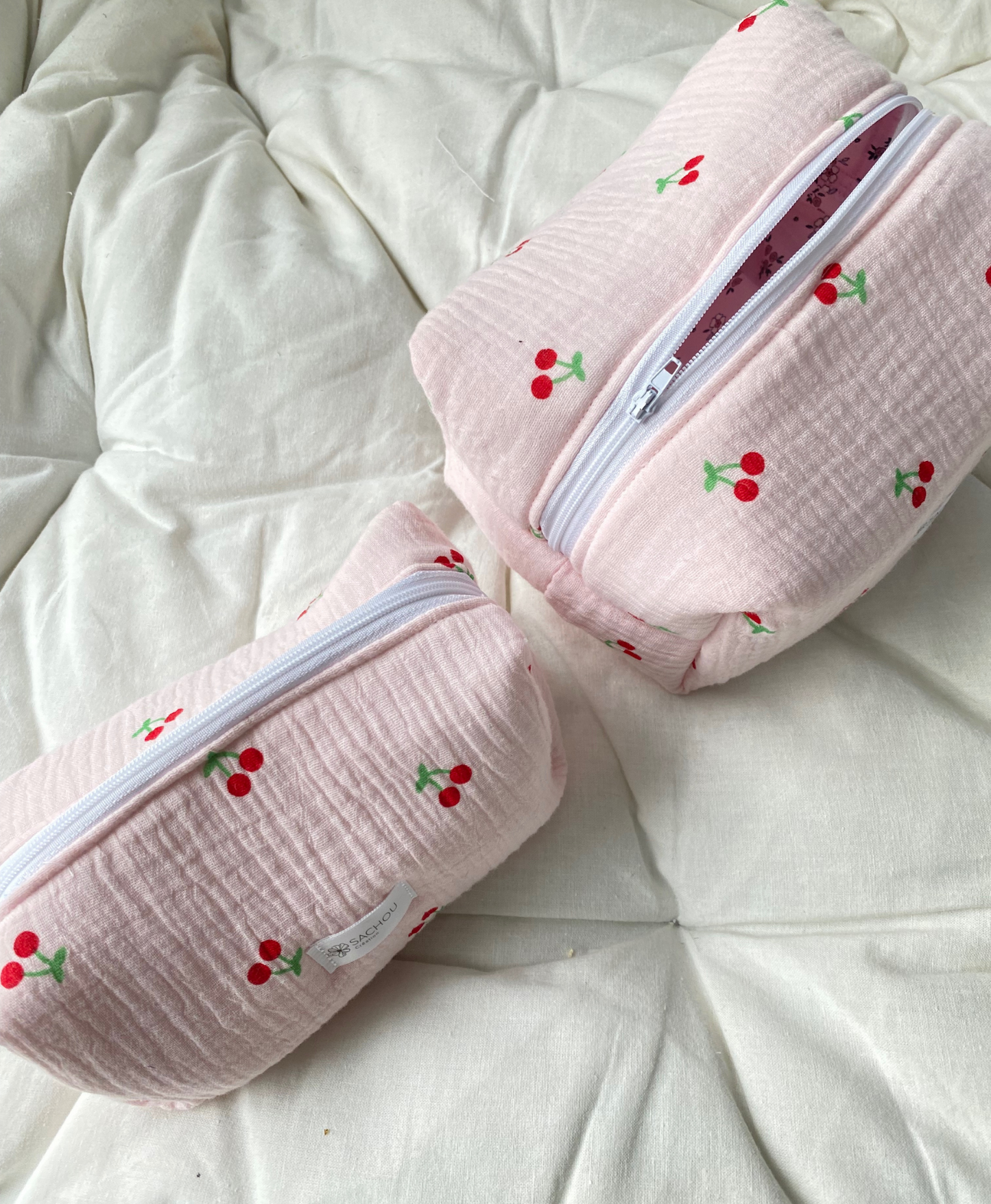 Trousse de toilette cerises 🍒