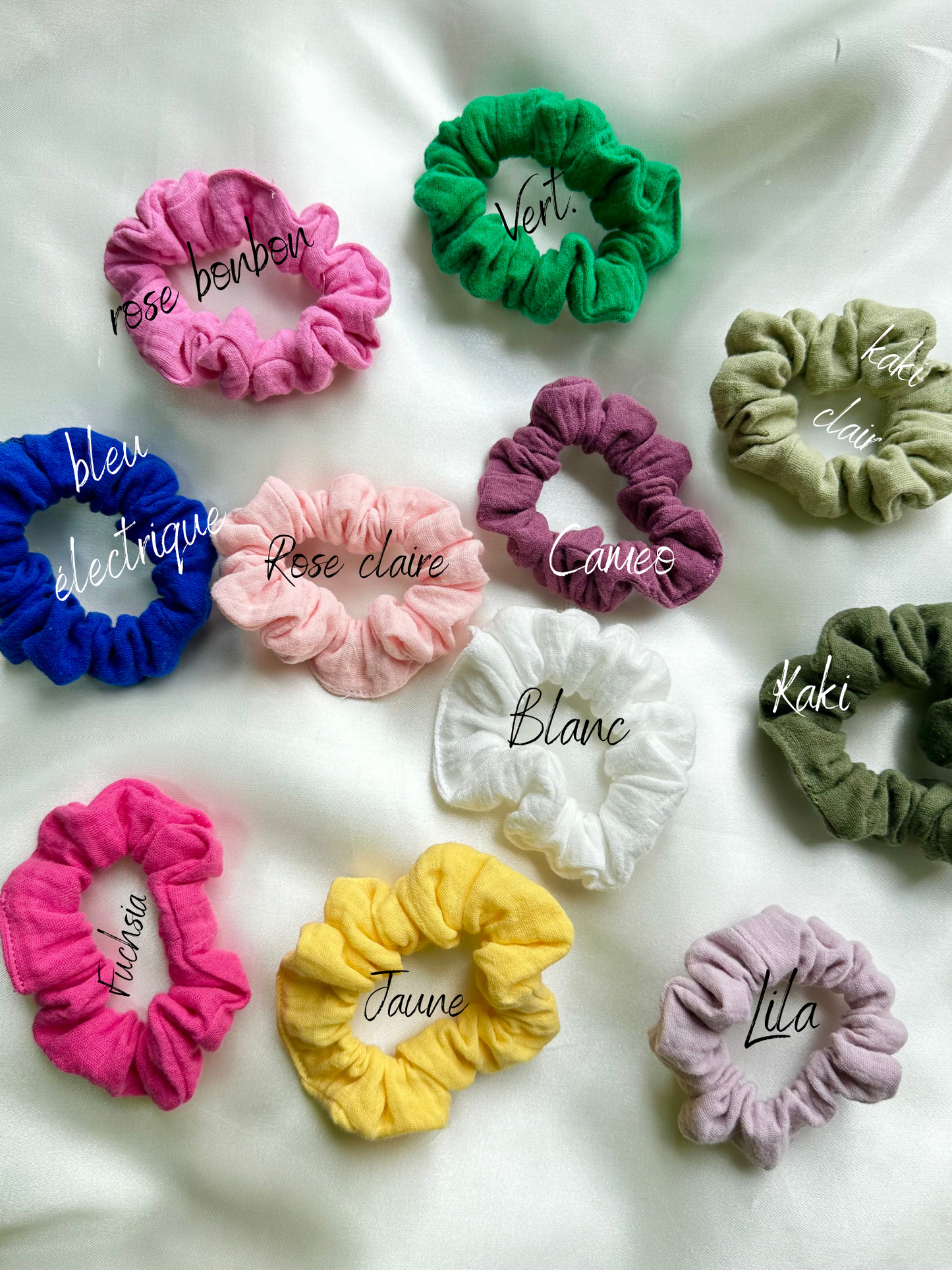 Chouchou en gaze de coton bio