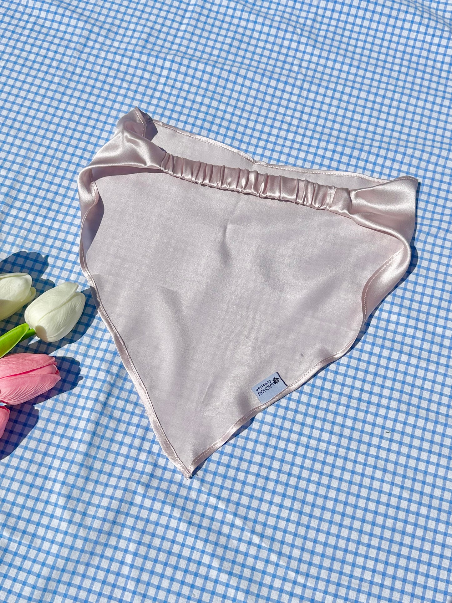 Bandana en soie de mûrier 19 mommes