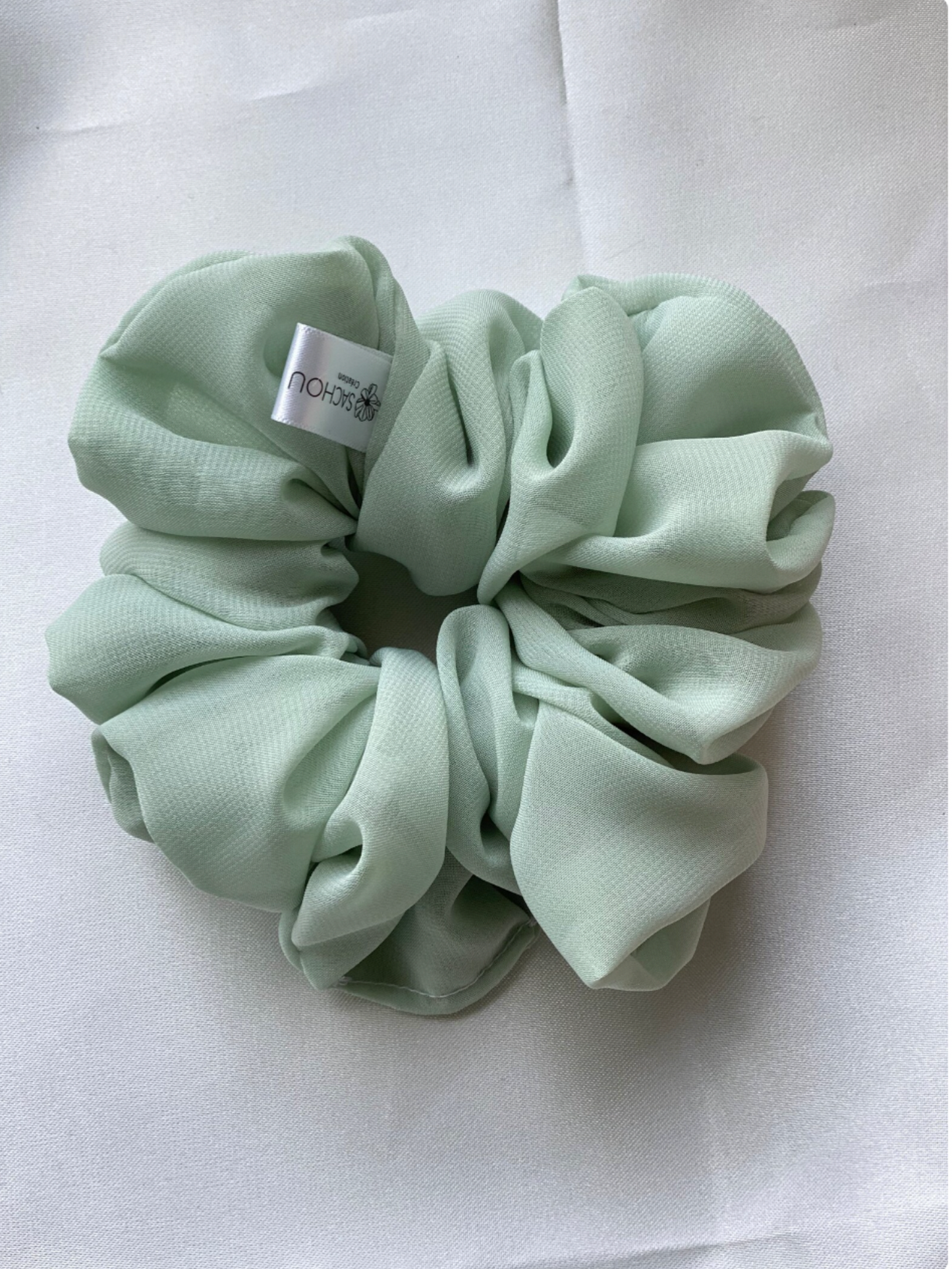 Chouchou surdimensionnée XL en mousseline