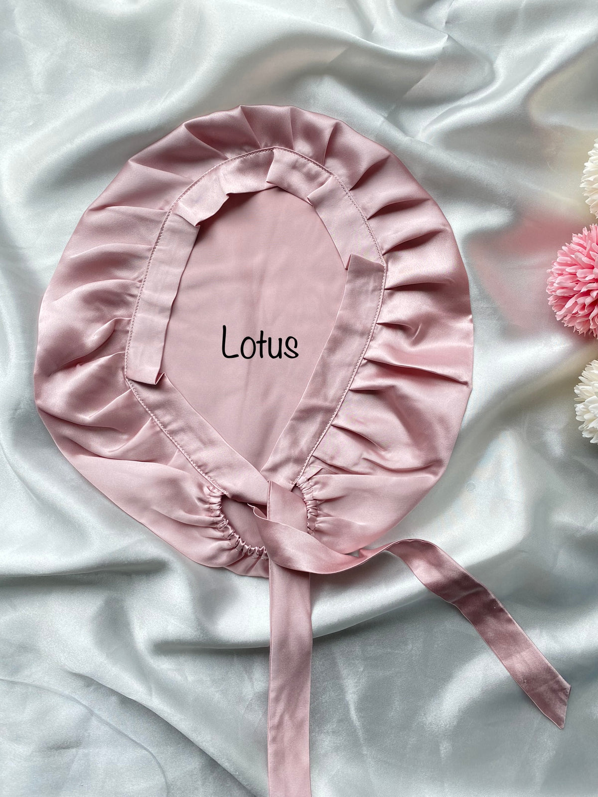 Bonnet ajustable en soie de mûrier 19 mommes