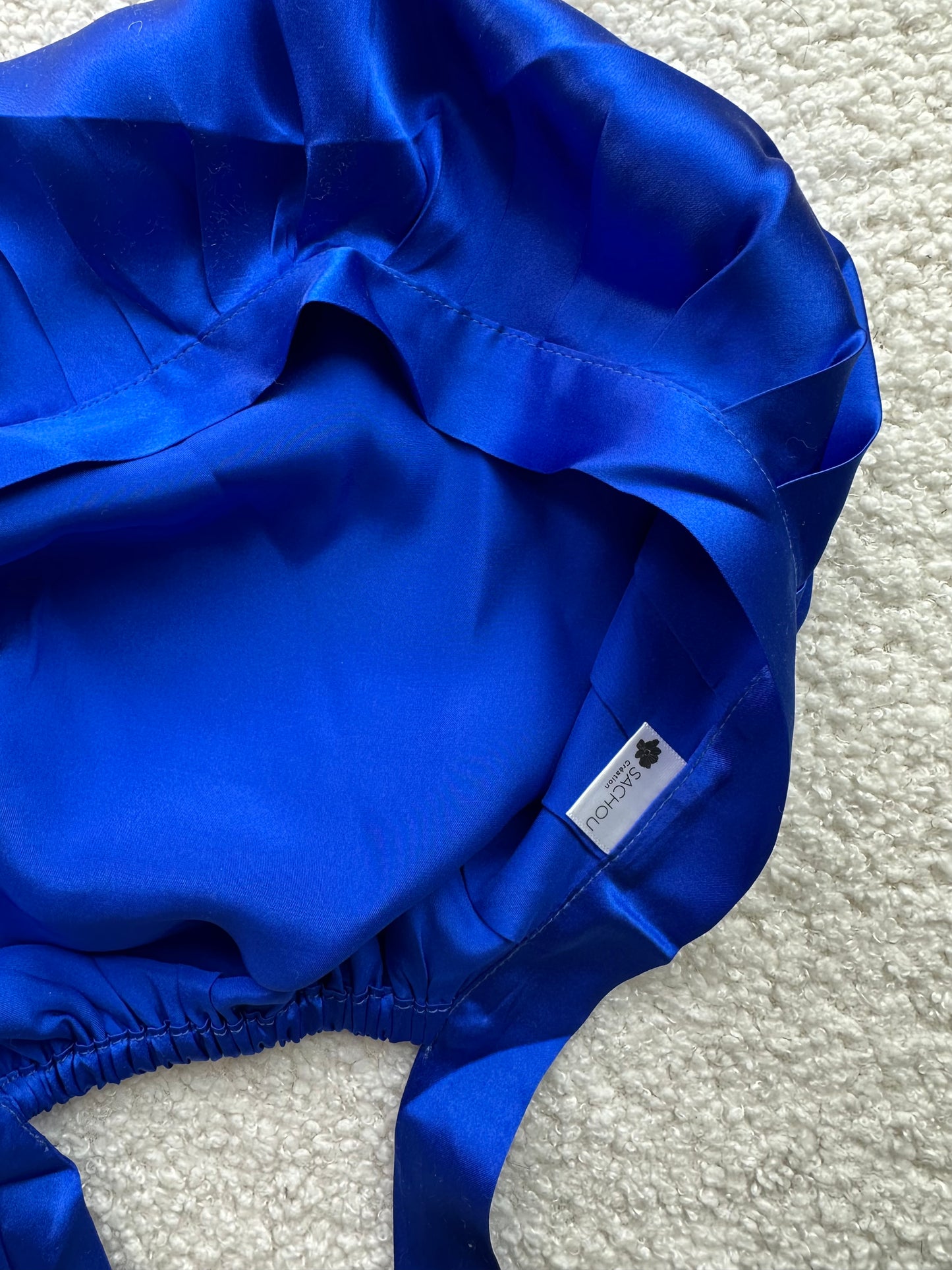 Bonnet ajustable en soie de mûrier 19 mommes
