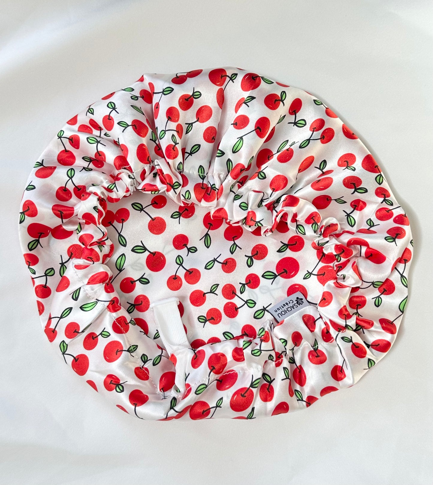 Bonnet ajustable enfant réversible en soie de mûrier (1 à 7 ans)