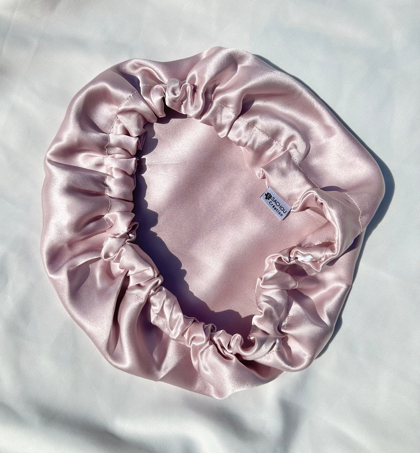 Bonnet ajustable enfant réversible en soie de mûrier (1 à 7 ans)