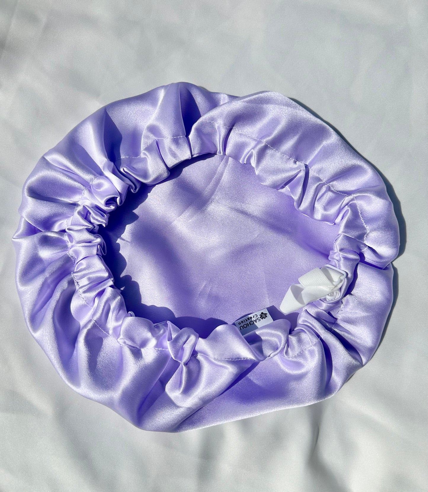Bonnet ajustable enfant réversible en soie de mûrier (1 à 7 ans)