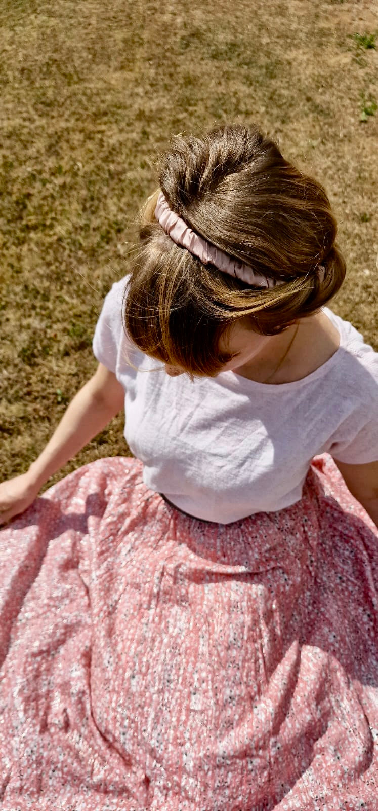 Chouchou et bandeau bandeau assorti 🌸